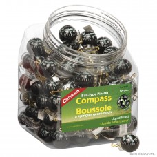 Bowl of Pin-On Compasses
