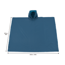 Rain Poncho - Blue