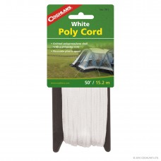 50' White Poly Cord
