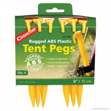 6" ABS Tent Pegs (6 Pack) 