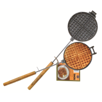 Chuck Wagon Waffle Iron - Cast Iron